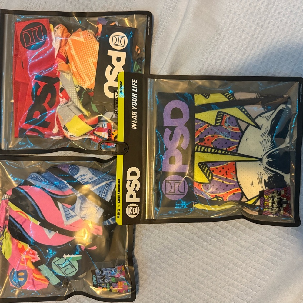 PSD Colorful Graphic Underwear Trio